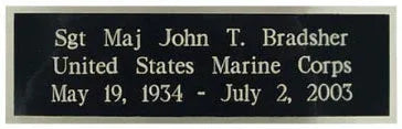 5'x9' Flag Display Case for American Veteran Burial Flag - Solid Wood, Cherry Finish with Name Plate Space, Army The Military Gift Store