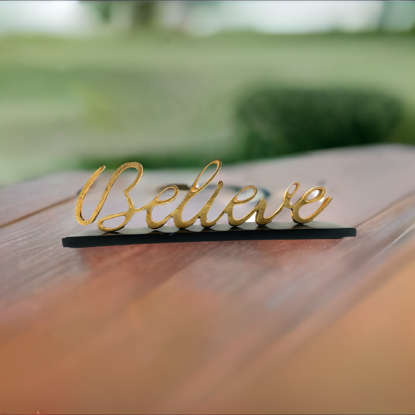 Believe Decorative Home Accent  (12.5