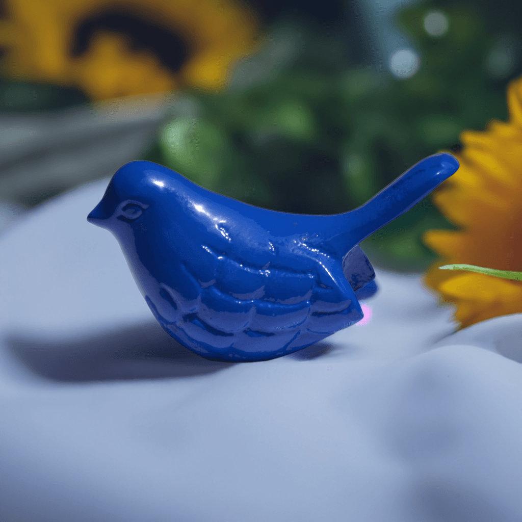 Vibhsa Bird Figurines Symbols of Health & Happiness (Blue)