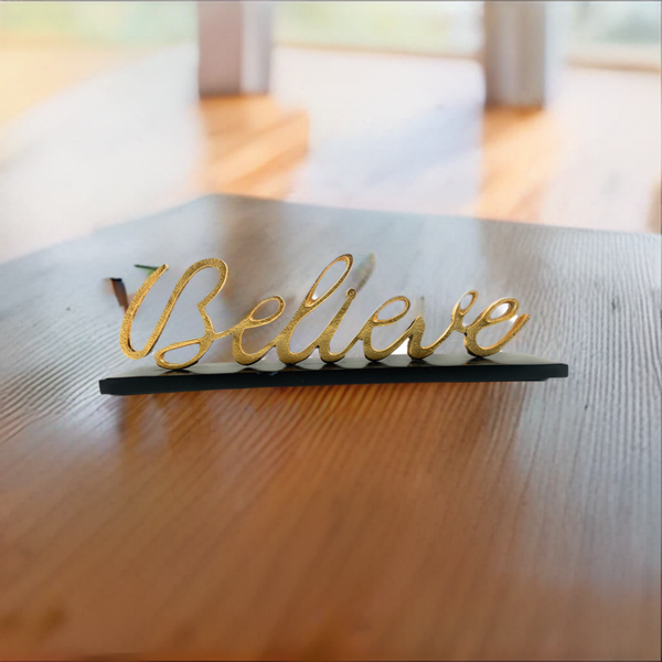 Believe Decorative Home Accent  (12.5