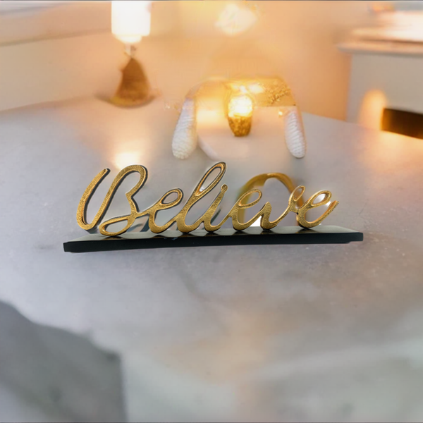 Believe Decorative Home Accent  (12.5