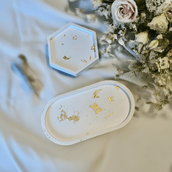 Jesmonite Tray | Handmade Minimalist Décor