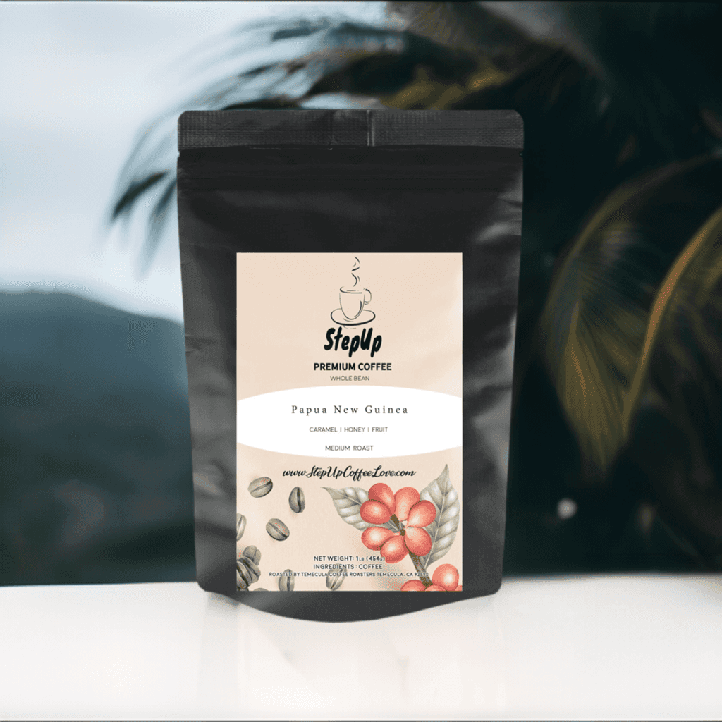 Papua New Guinea, A/X. Medium- Whole Bean, Espresso, Standard 12oz-2 lb.