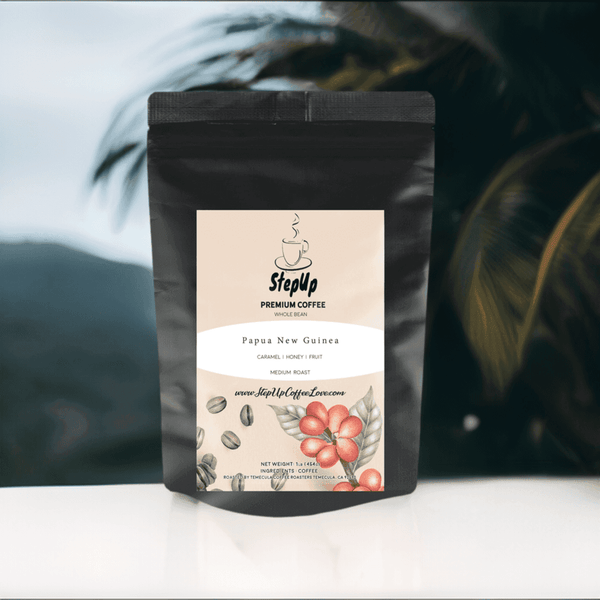 Papua New Guinea, A/X. Medium- Whole Bean, Espresso, Standard 12oz-2 lb.