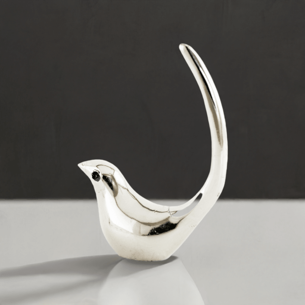 Vibhsa Silver Bird Ring Holder -Jewelry Organizer