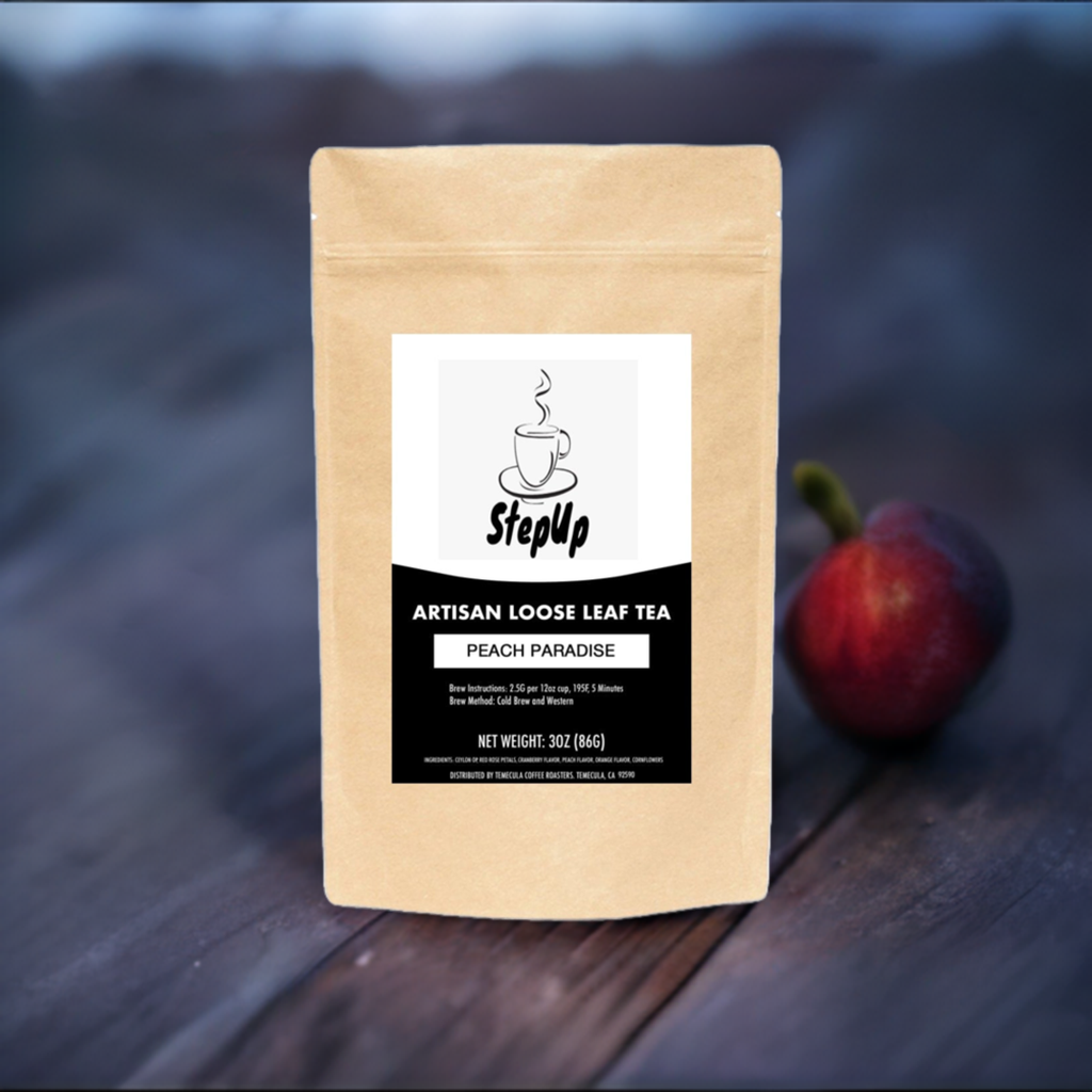 Peach Paradise Fruit Flavored Tea - Sweet and Refreshing | StepUp Coffee