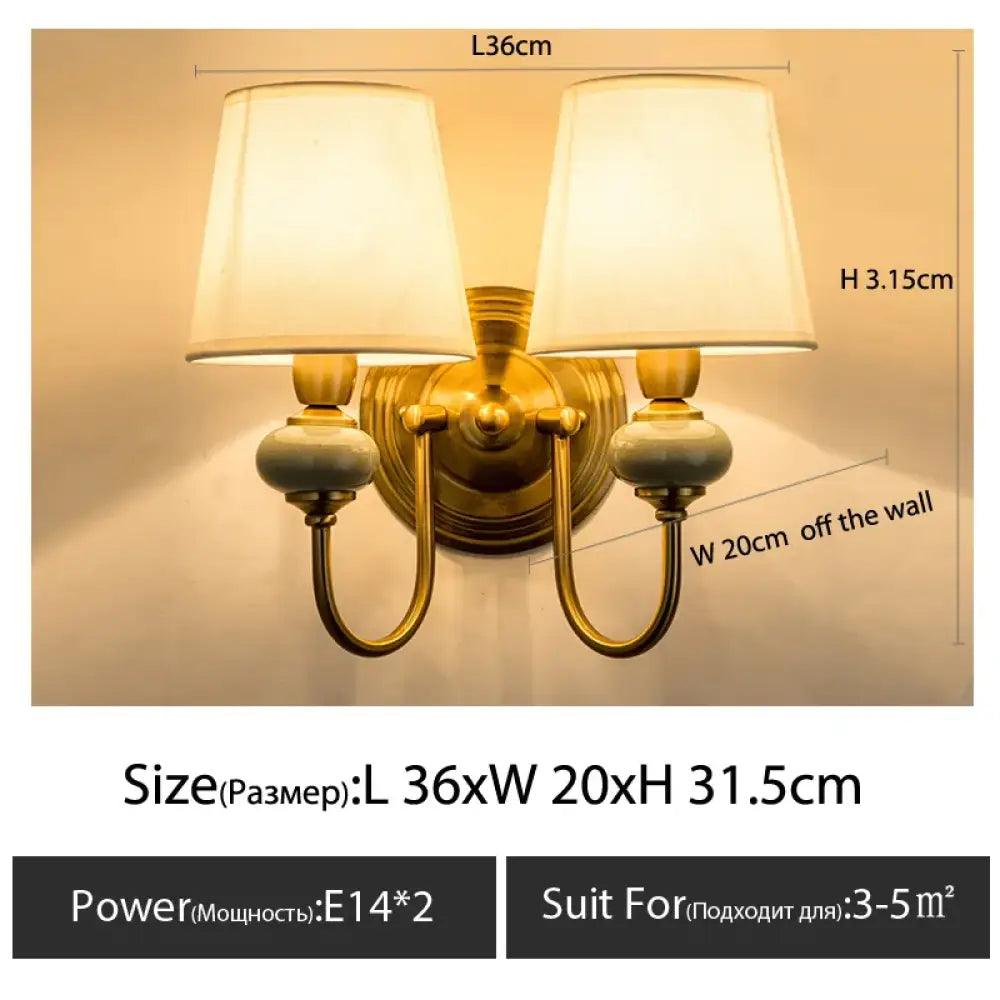 Grace Vintage Retro Wall Sconce | Modern Bedroom Lighting