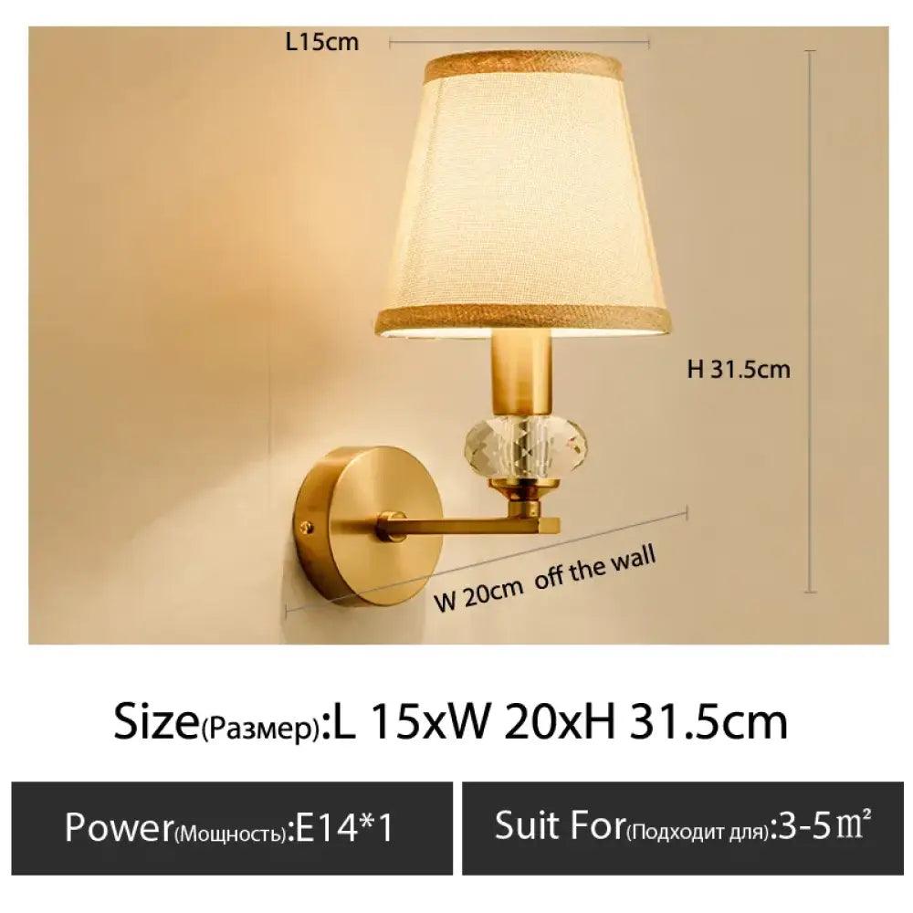 Grace Vintage Retro Wall Sconce | Modern Bedroom Lighting