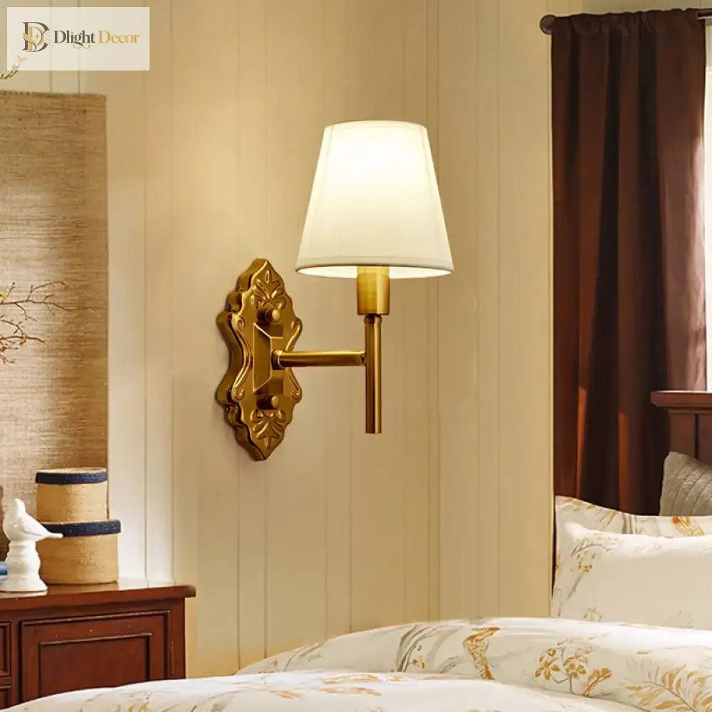 Grace Vintage Retro Wall Sconce | Modern Bedroom Lighting