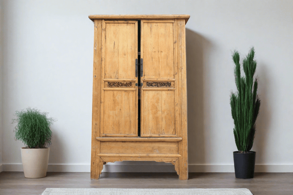 Grand Antique Asian Armoire