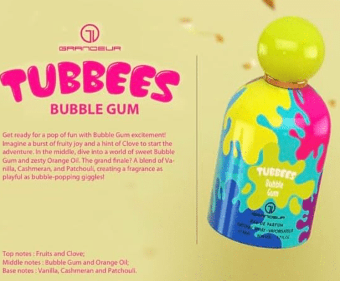 Grandeur Tubbees Bubble Gum Eau De Parfum 1.7oz