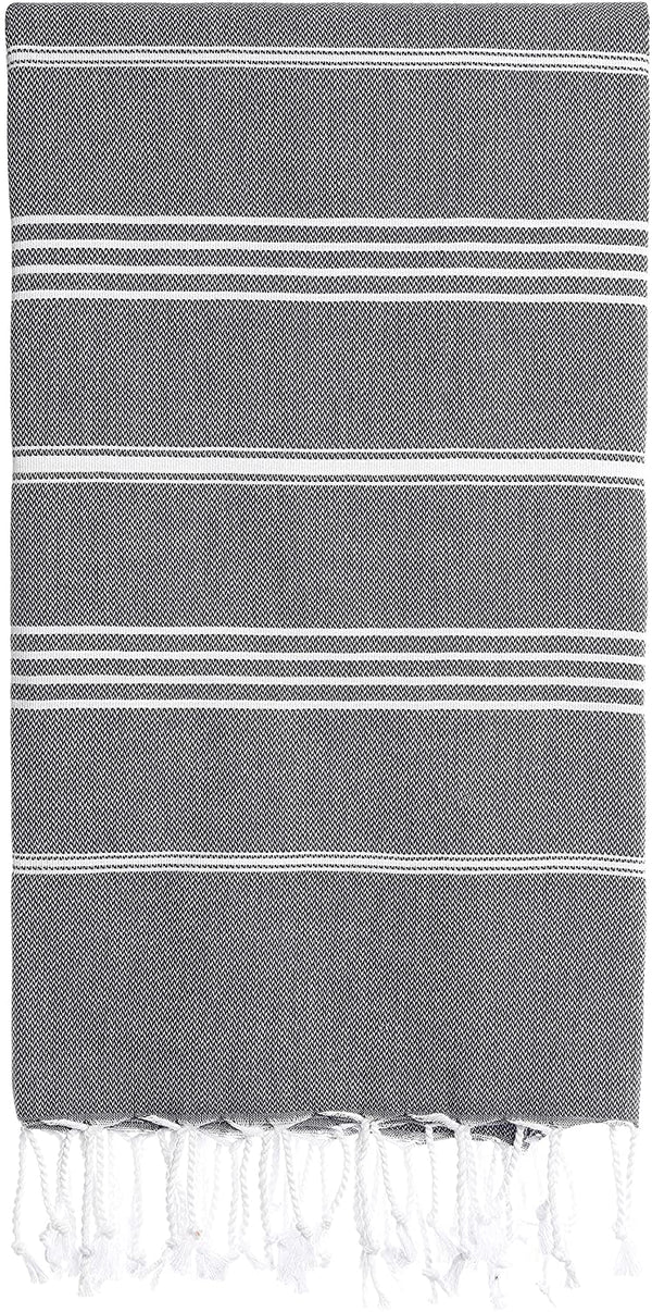 Monaco Turkish Cotton Hand Towel – Lightweight Quick Dry Bathroom, Kitchen & Travel Towel, Luxury Organic Turkish Towel