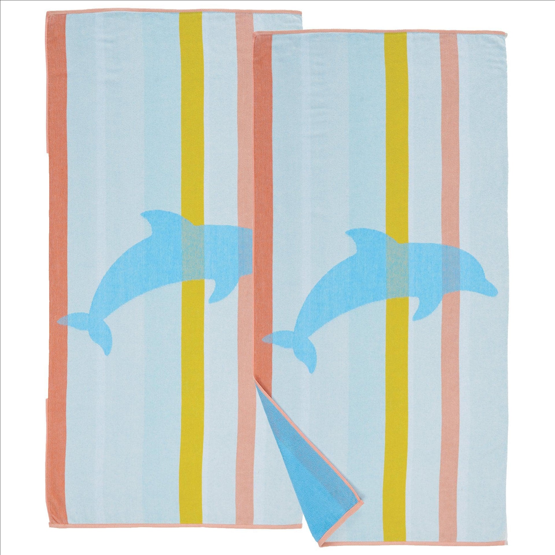 2 Pack Vibrant Beach Towels - Boca Collection