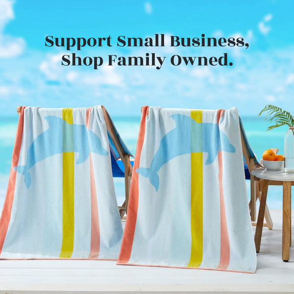 2 Pack Vibrant Beach Towels - Boca Collection