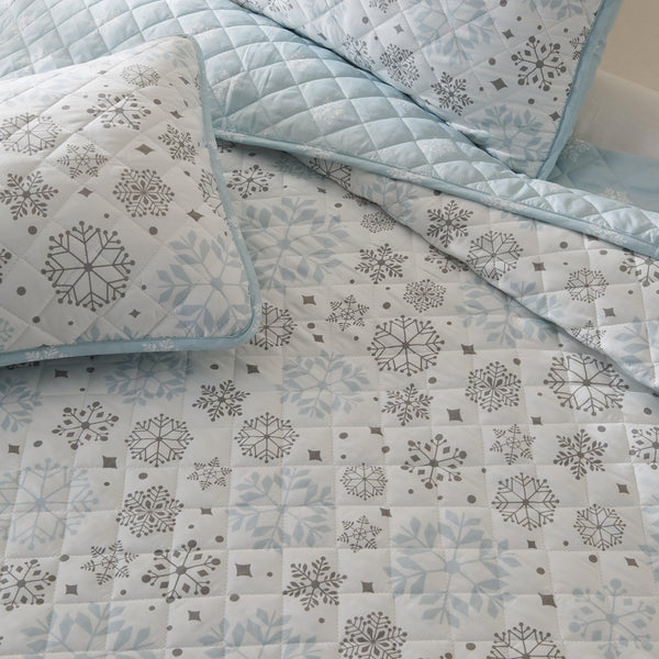 3 Piece Snowflake Quilt - Nova Collection Great Bay Home
