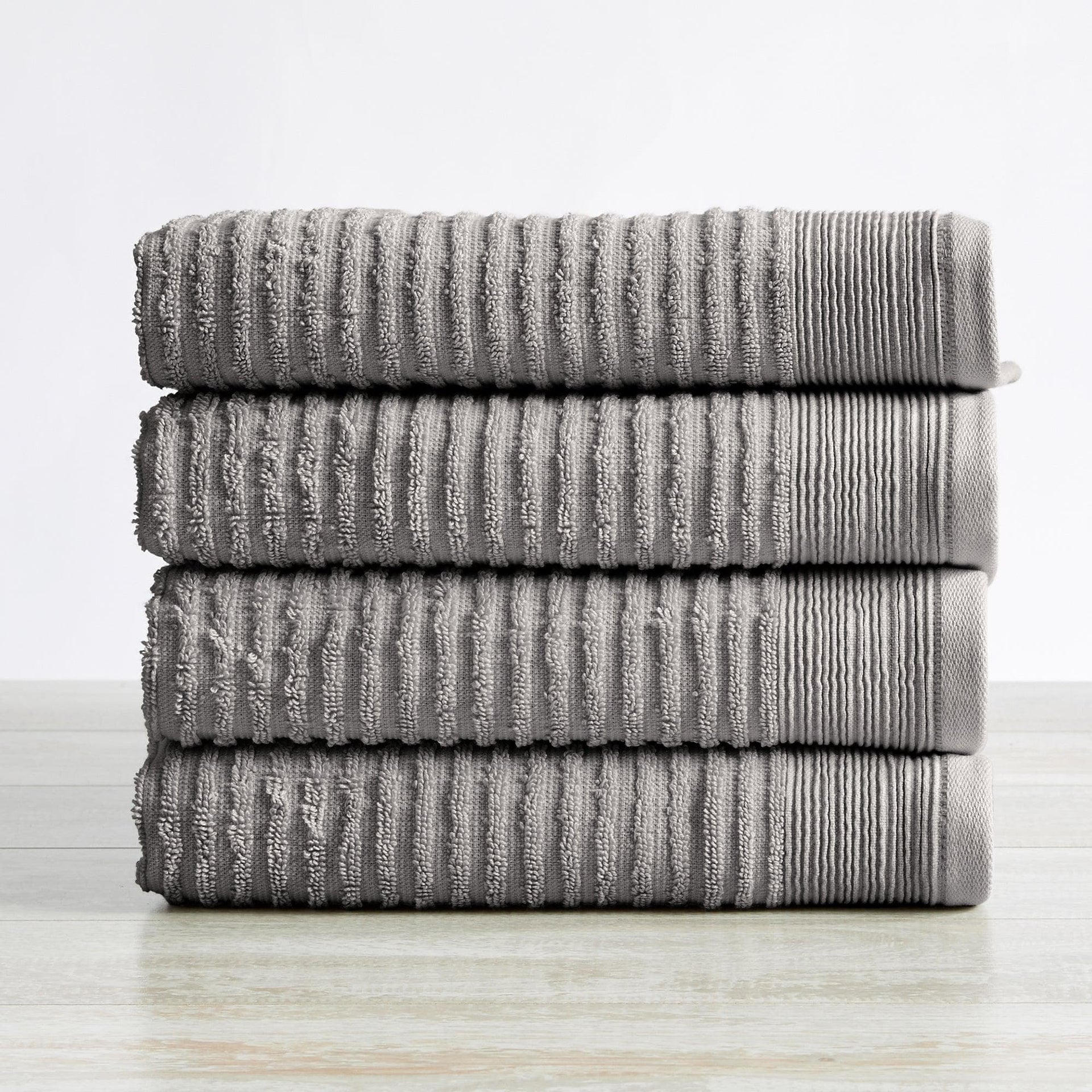 4 Pack Ribbed Hand Towels - Rori Collection