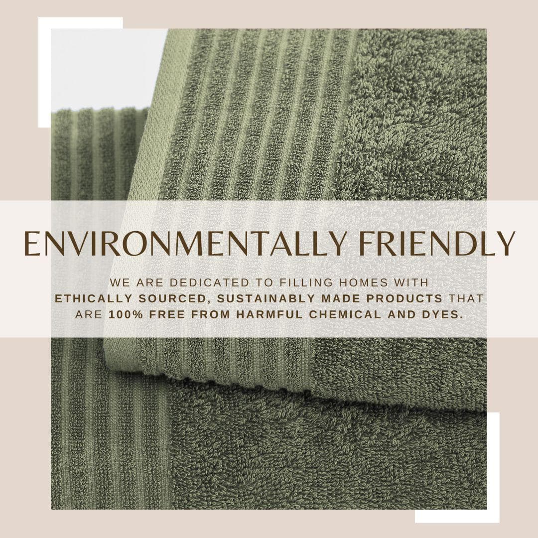 4 Pack Cotton Bath Towels - Kasper Collection