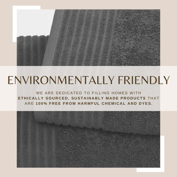 6 Pack Cotton Hand Towels - Kasper Collection