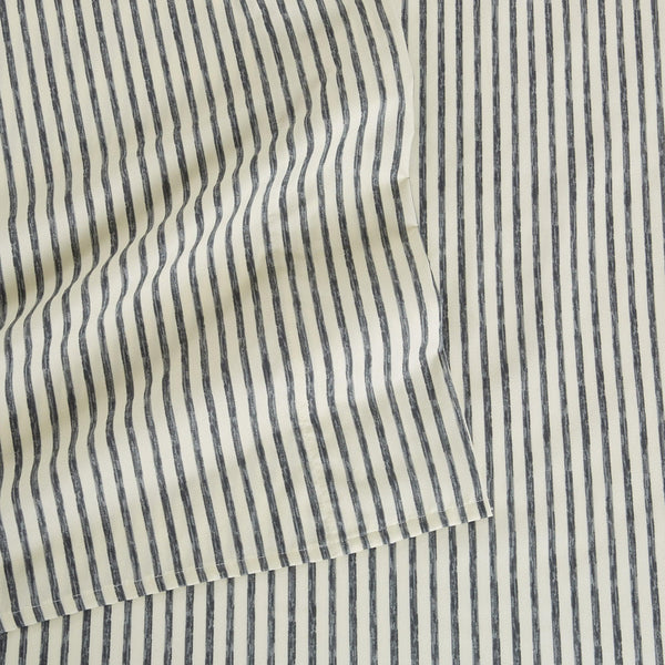 Striped Microfiber Sheet Set - Evette Collection