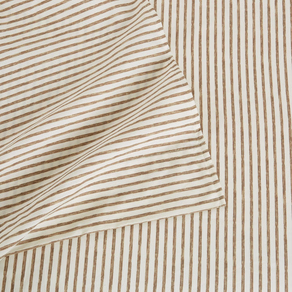 Striped Microfiber Sheet Set - Evette Collection