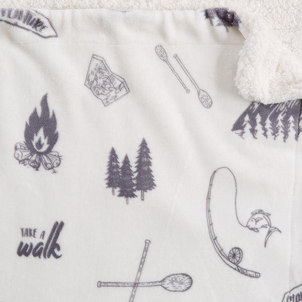 Sherpa Throw Blanket - Hudson Collection