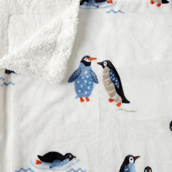 Sherpa Throw Blanket - Hudson Collection