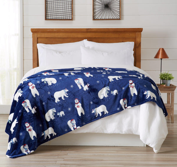 Velvet Throw Blanket - Pearl Collection