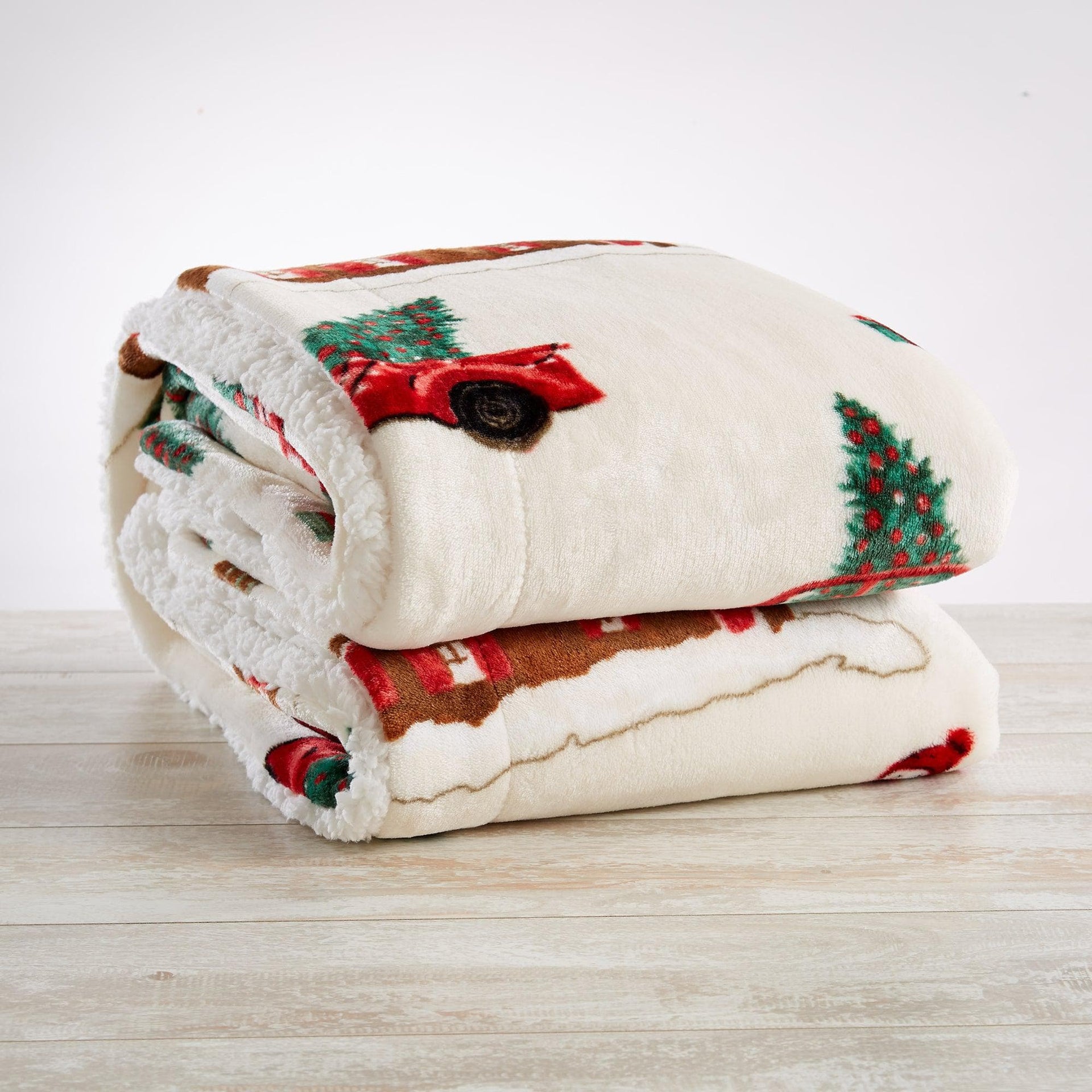 Holiday Sherpa Throw - Esmay Collection