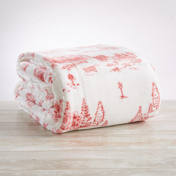 Holiday Sherpa Throw - Esmay Collection