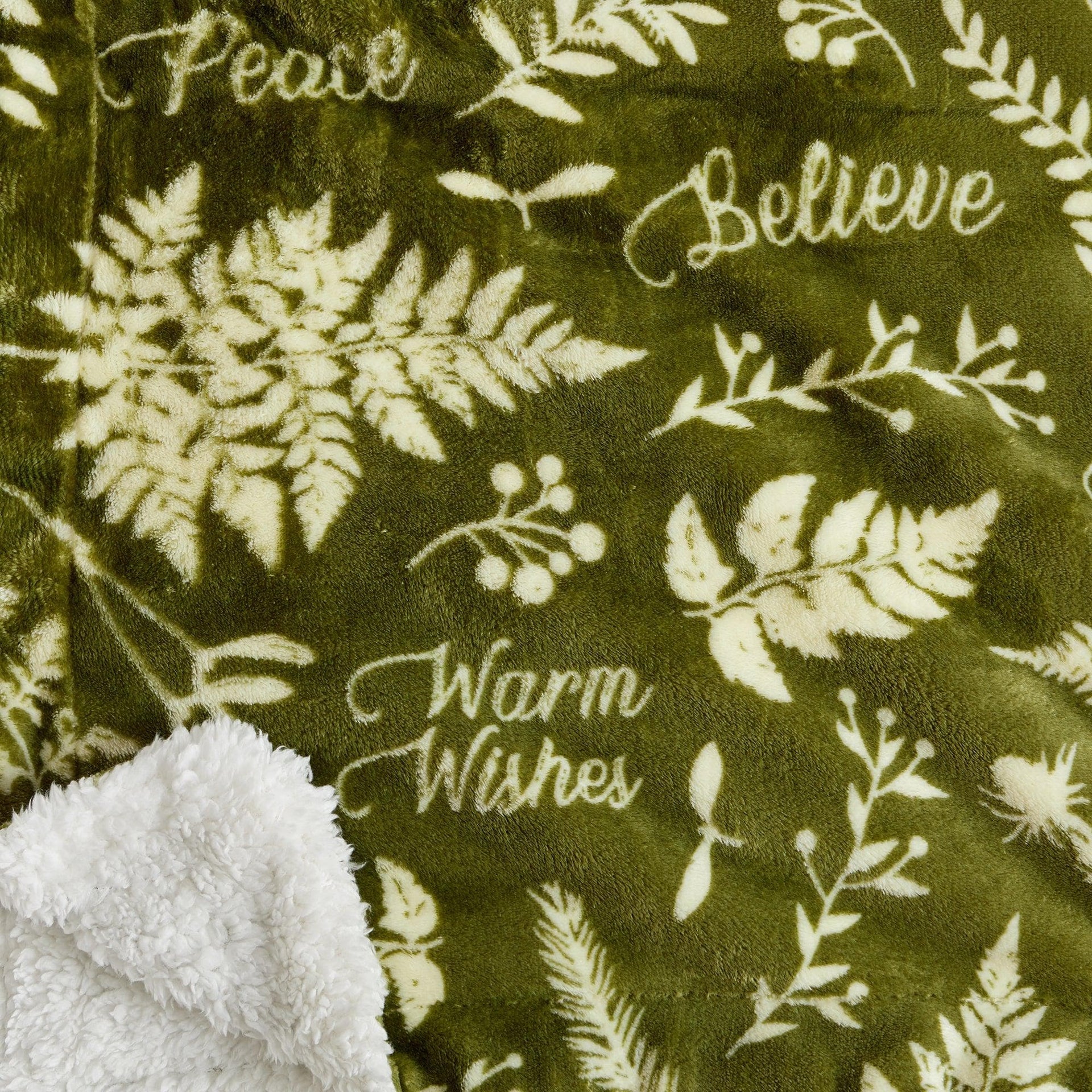 Holiday Sherpa Throw - Esmay Collection
