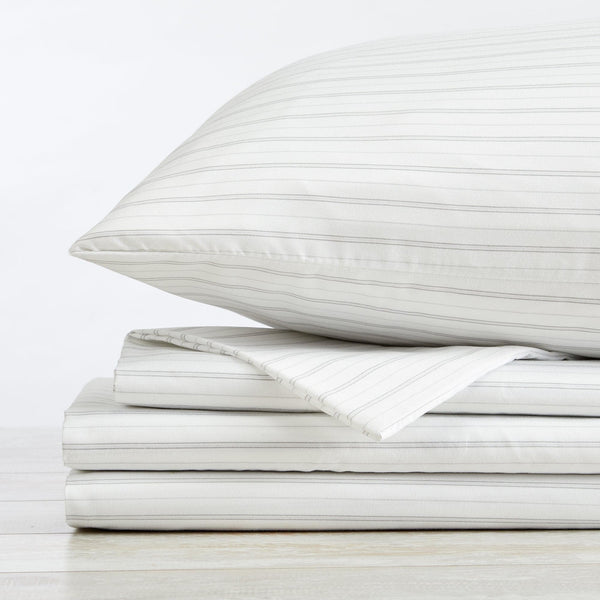 Microfiber Stripe Sheet Set - Adeline Collection