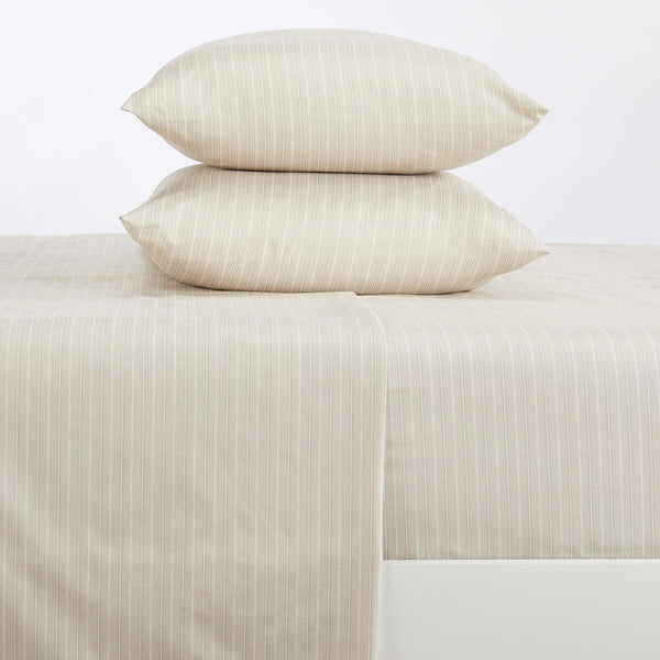 Microfiber Stripe Sheet Set - Adeline Collection