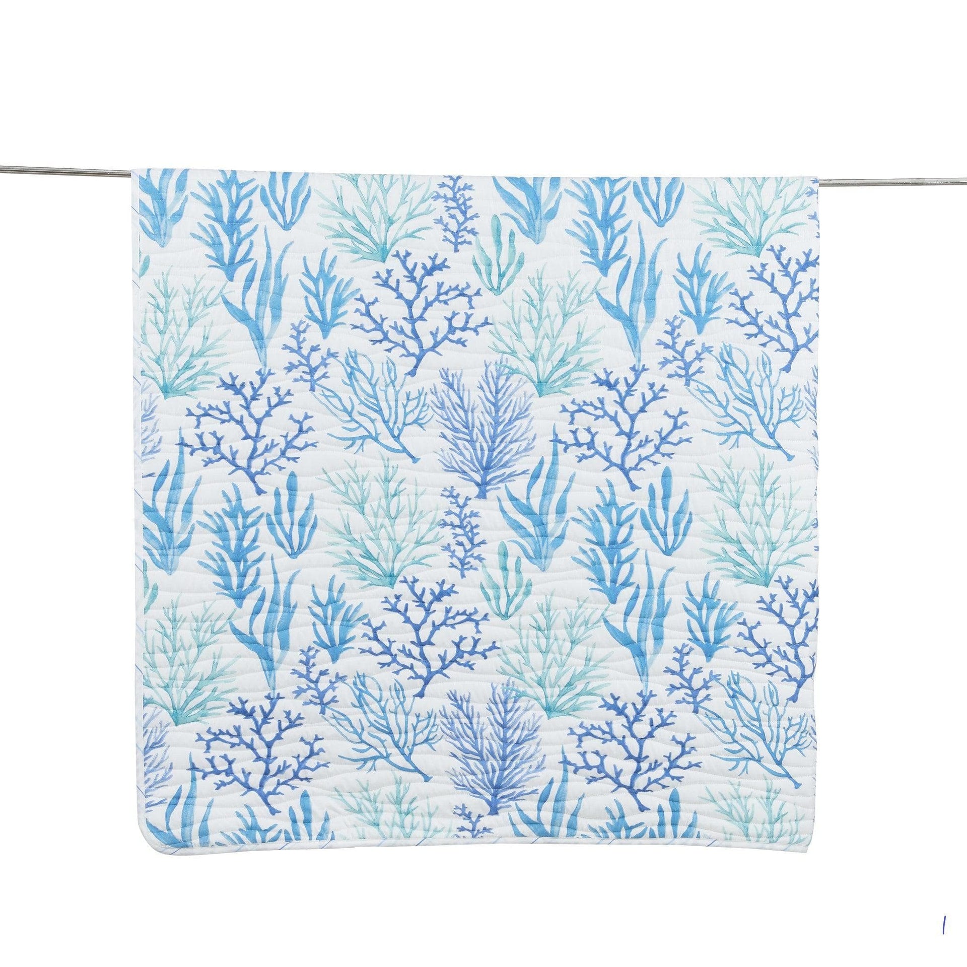 Blue Coral Quilt - Amelia Island