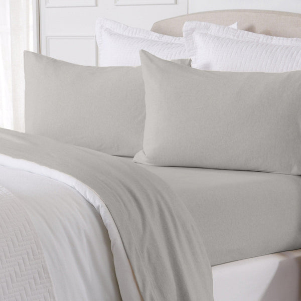 4-Piece Flannel Jersey Sheet - Cozy Flex Collection