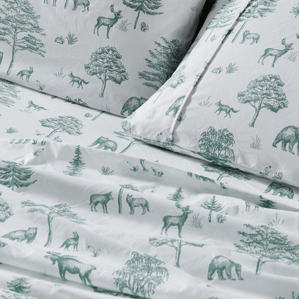 4-Piece Lodge Microfiber Sheet - Mountain Ridge Collection