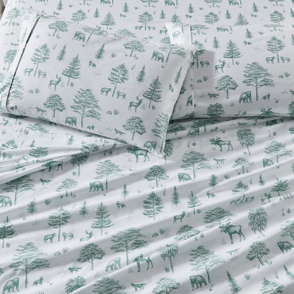 4-Piece Lodge Microfiber Sheet - Mountain Ridge Collection