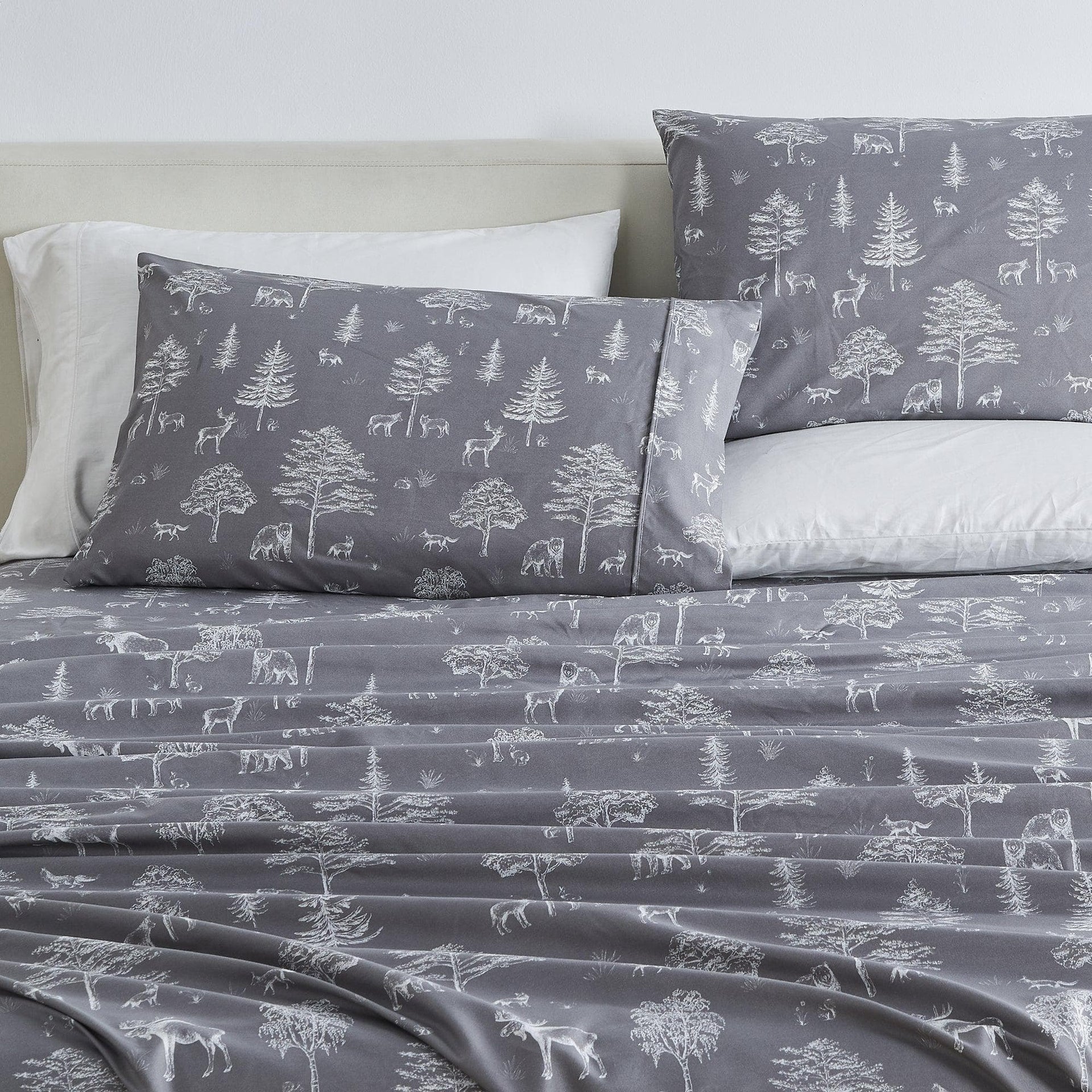 4-Piece Lodge Microfiber Sheet - Mountain Ridge Collection