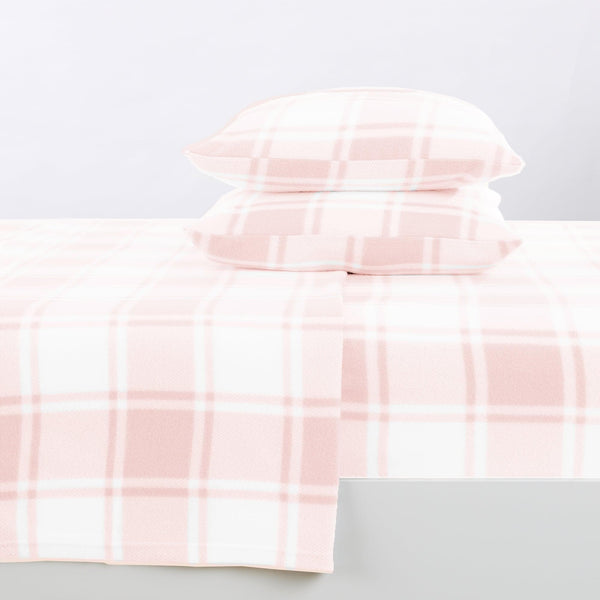 4-Piece Printed Fleece Sheet - Dara Collection