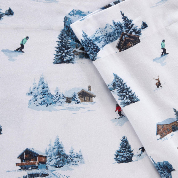 4-Piece Turkish Cotton Flannel Sheet - Lakeview Collection