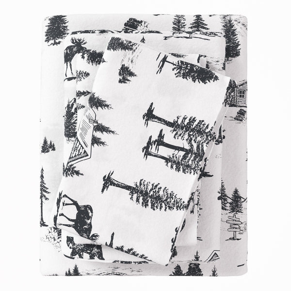 4-Piece Turkish Cotton Flannel Sheet - Lakeview Collection