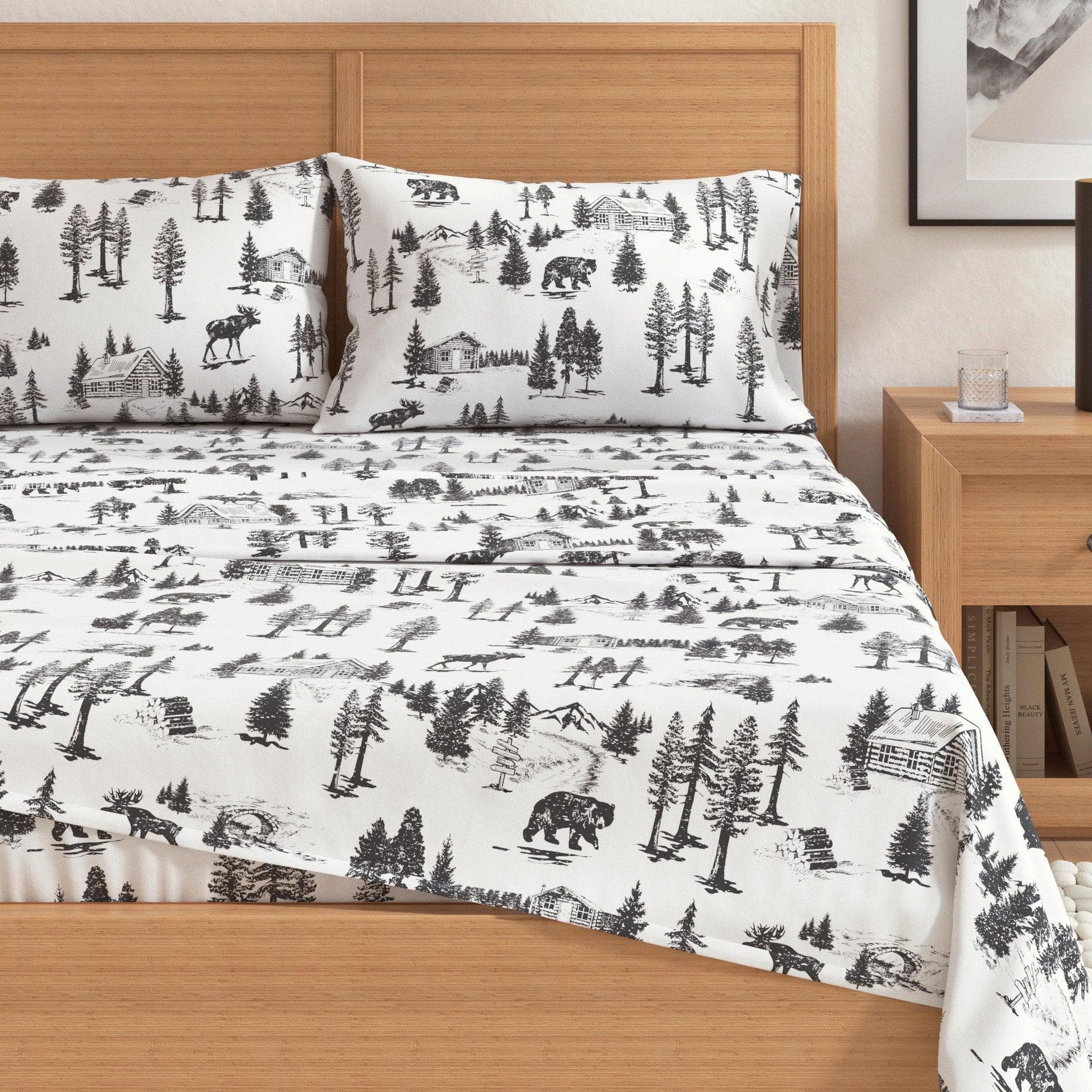 4-Piece Turkish Cotton Flannel Sheet - Lakeview Collection