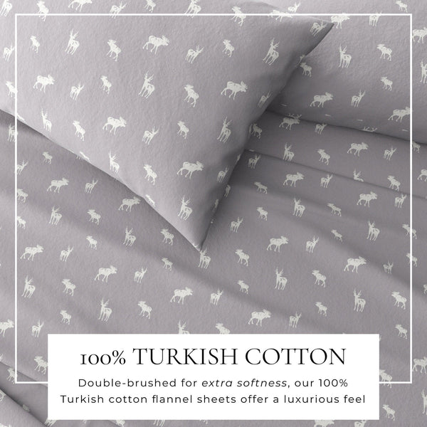 4-Piece Turkish Cotton Flannel Sheet - Lakeview Collection