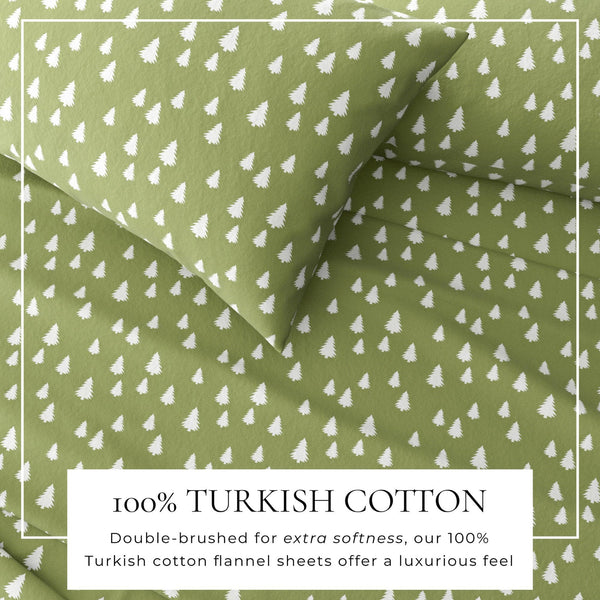 4-Piece Turkish Cotton Flannel Sheet - Lakeview Collection