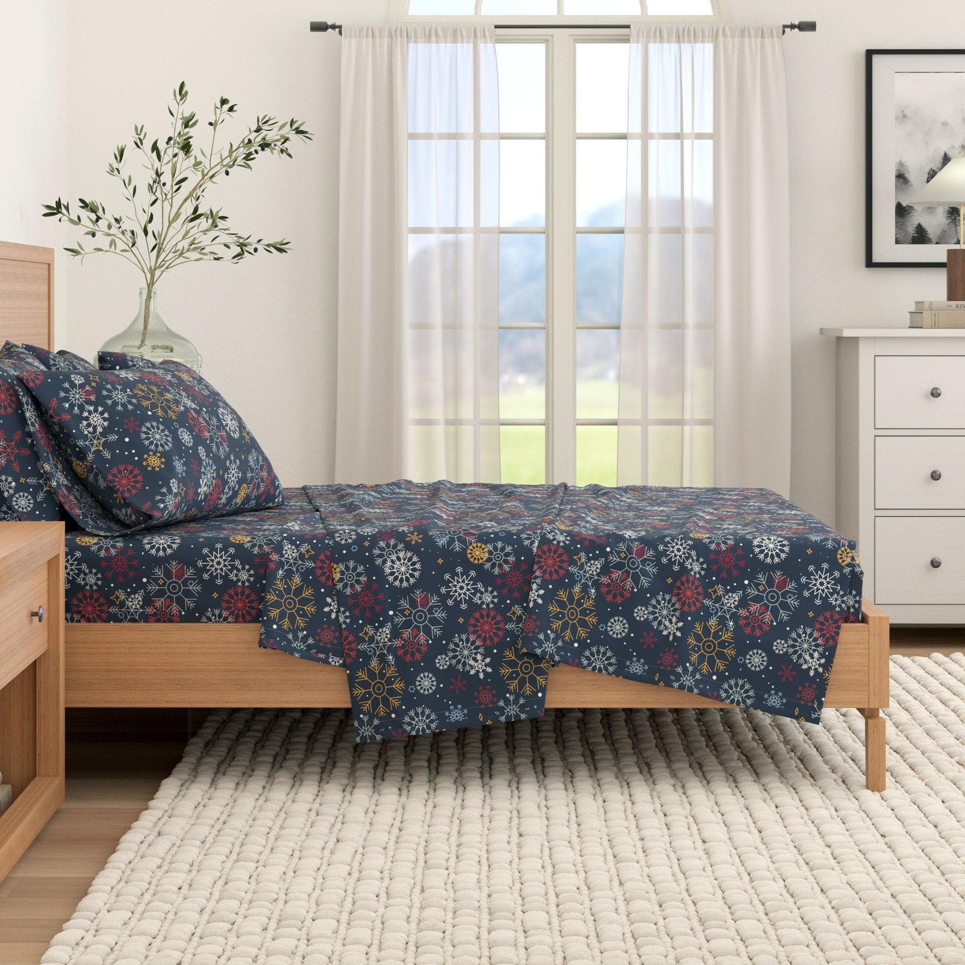 4-Piece Turkish Cotton Flannel Sheet - Lakeview Collection