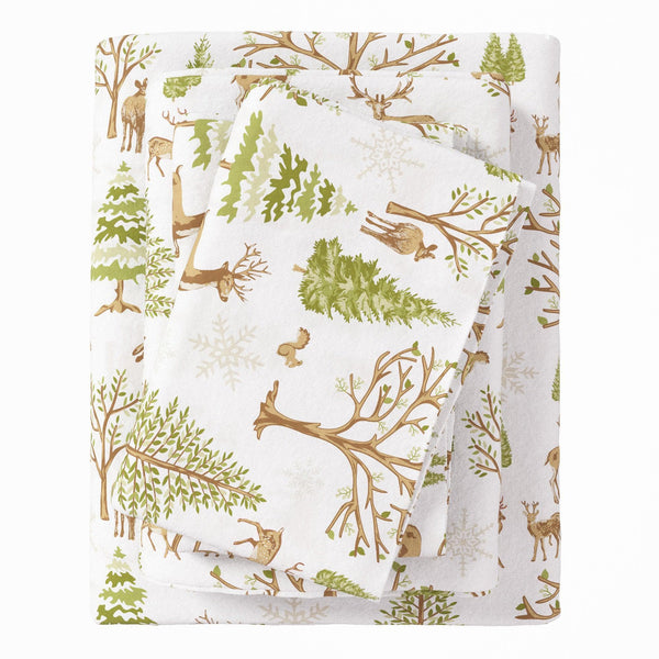 4-Piece Turkish Cotton Flannel Sheet - Lakeview Collection