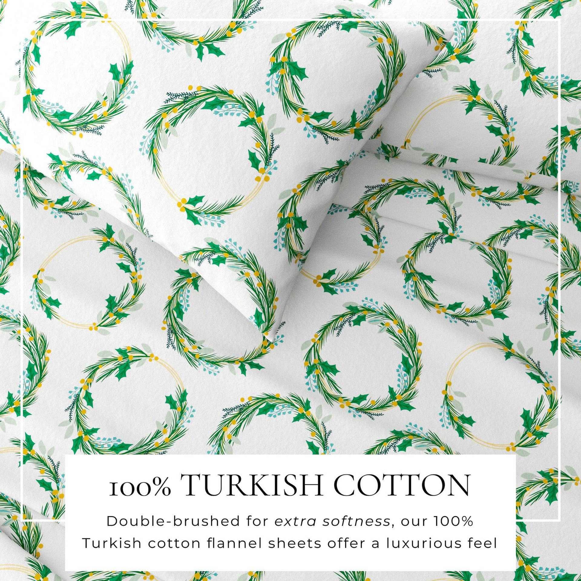4-Piece Turkish Cotton Flannel Sheet - Lakeview Collection