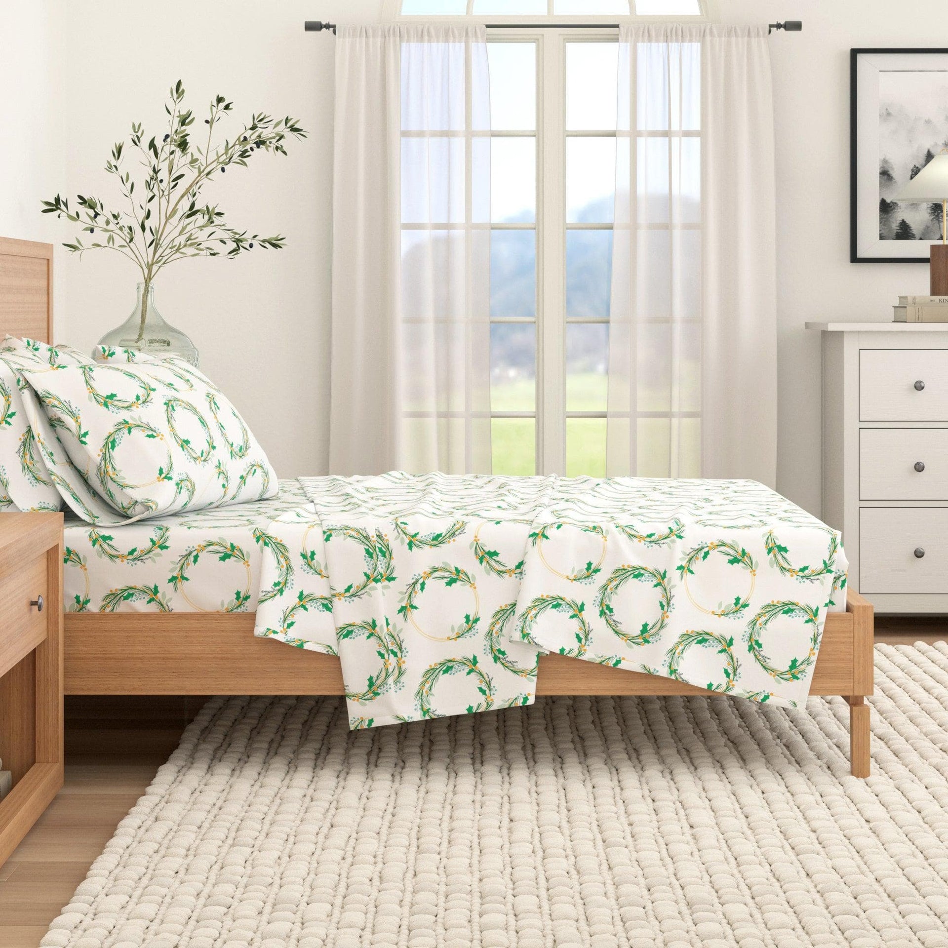 4-Piece Turkish Cotton Flannel Sheet - Lakeview Collection