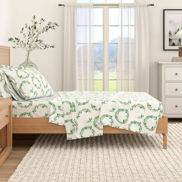 4-Piece Turkish Cotton Flannel Sheet - Lakeview Collection