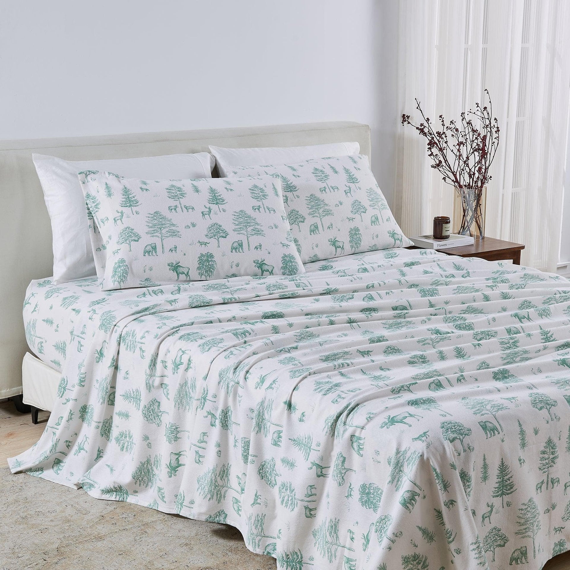 4-Piece Turkish Cotton Flannel Sheet - Stratton Collection