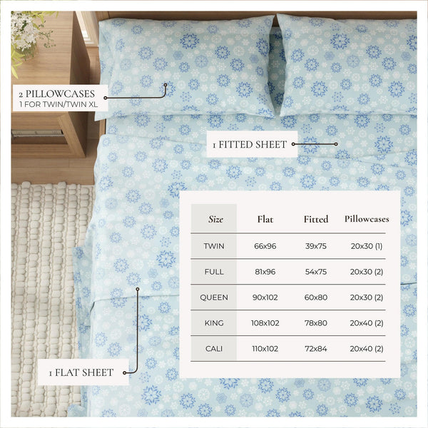 4-Piece Turkish Cotton Flannel Sheet - Stratton Collection